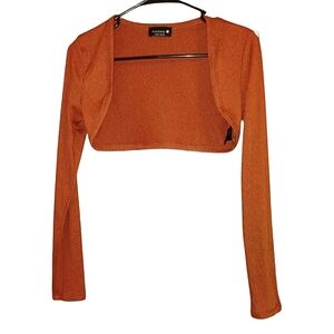 Paperoc Long Sleeve Crop Cardigan